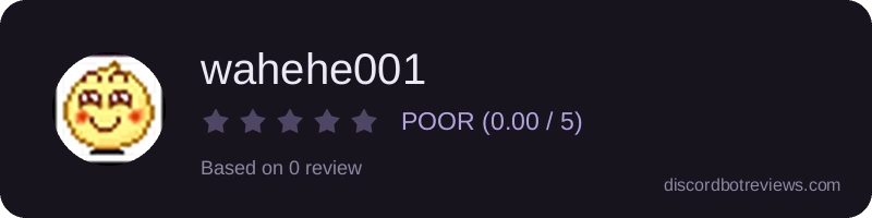 Rating widget preview for wahehe001