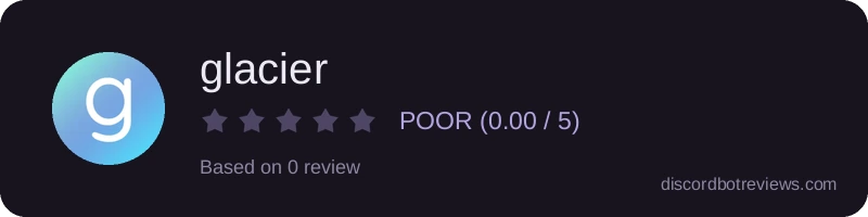 Rating widget preview for glacier