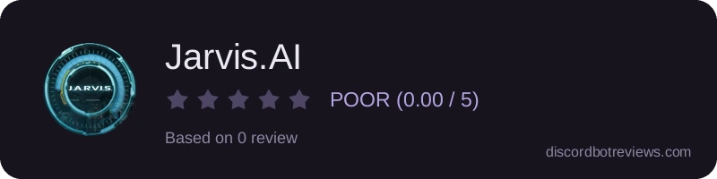 Rating widget preview for Jarvis.AI