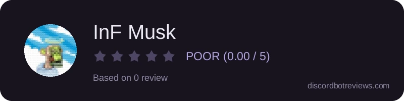 Rating widget preview for InF Musk