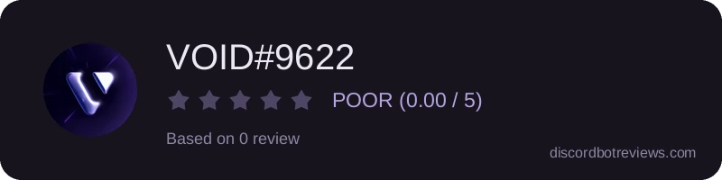 Rating widget preview for VOID#9622