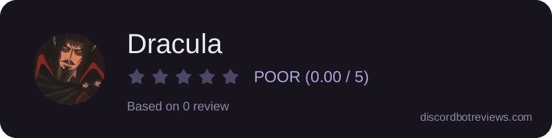 Rating banner for Dracula