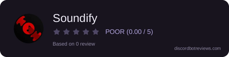 Rating banner for Soundify
