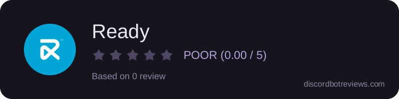 Rating widget preview for Ready