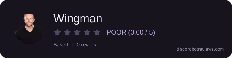 Rating widget preview for Wingman