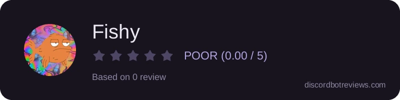 Rating widget preview for Fishy