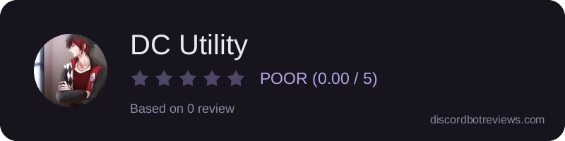 Rating widget preview for DC Utility
