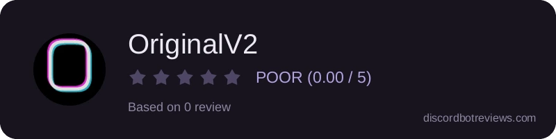 Rating widget preview for OriginalV2