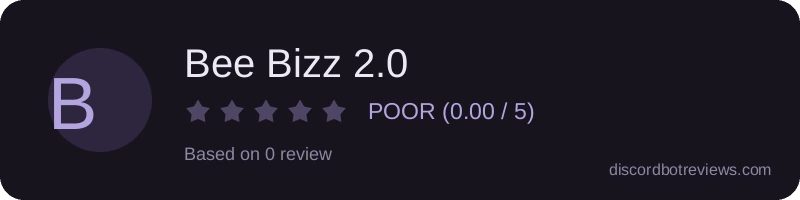 Rating banner for Bee Bizz 2.0
