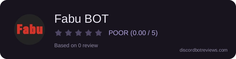 Rating banner for Fabu BOT