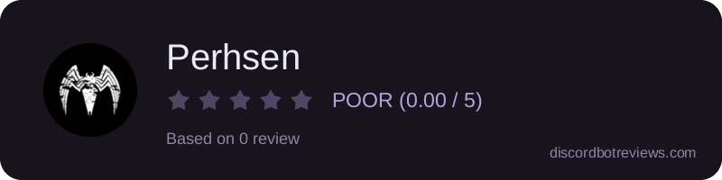Rating widget preview for Perhsen