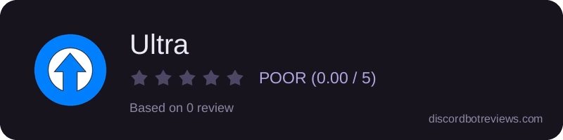 Rating widget preview for Ultra