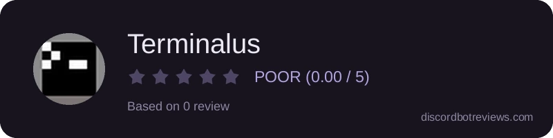 Rating widget preview for Terminalus