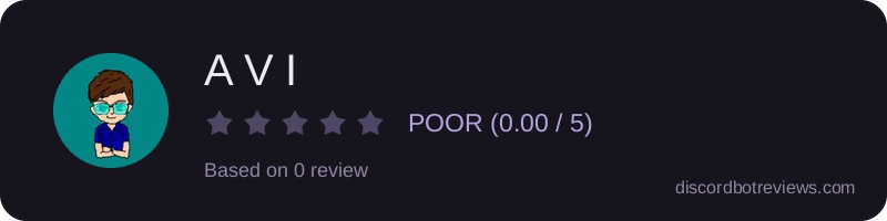 Rating widget preview for A V I 