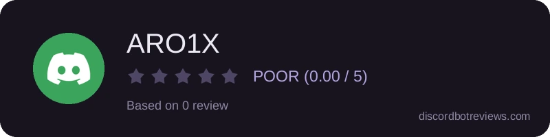 Rating widget preview for ARO1X