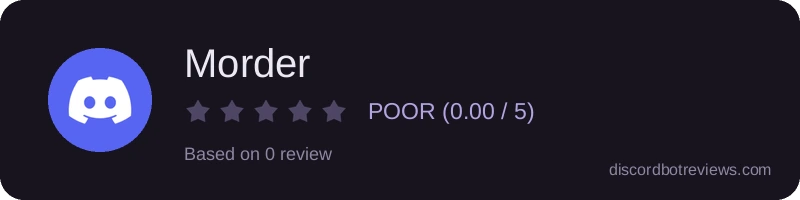 Rating widget preview for Morder