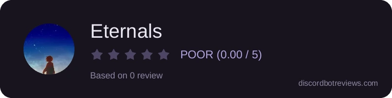 Rating widget preview for Eternals