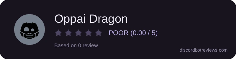 Rating widget preview for Oppai Dragon