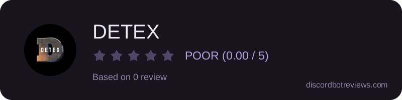 Rating banner for DETEX