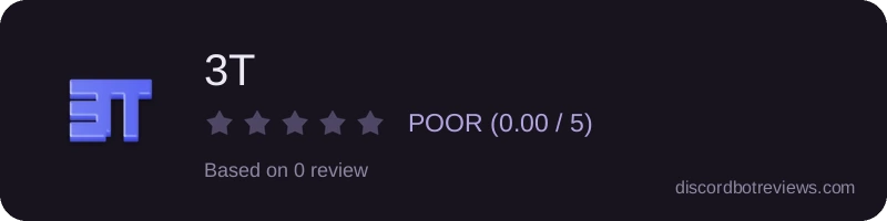 Rating banner for 3T