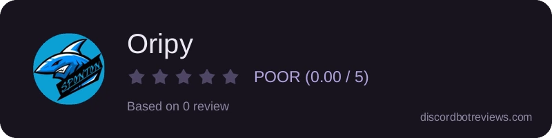 Rating widget preview for Oripy