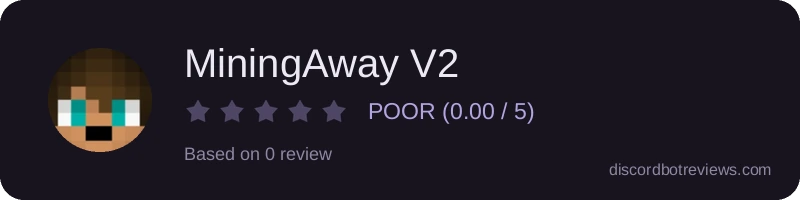 Rating widget preview for MiningAway V2