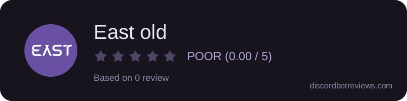 Rating banner for East old
