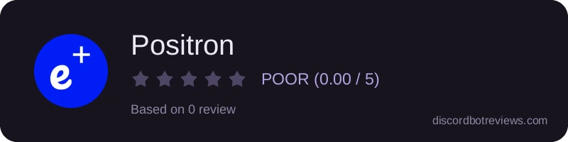 Rating banner for Positron