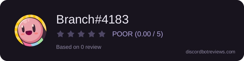 Rating widget preview for Branch#4183