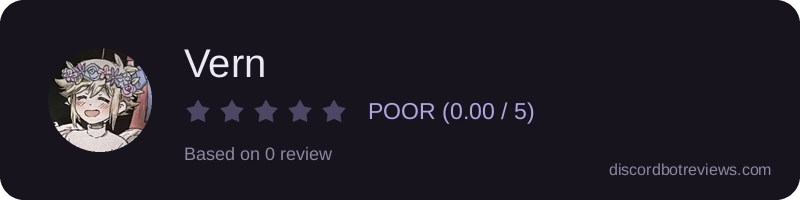 Rating widget preview for Vern