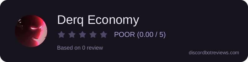 Rating widget preview for Derq Economy
