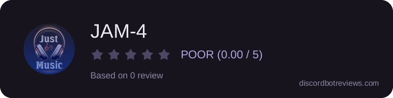 Rating banner for JAM-4