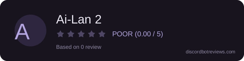 Rating widget preview for Ai-Lan 2