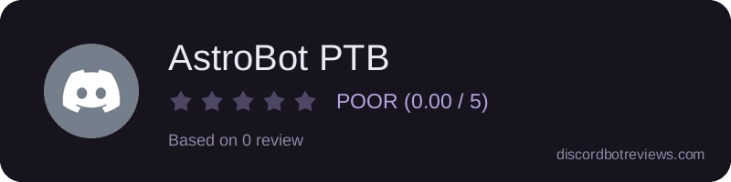 Rating widget preview for AstroBot PTB