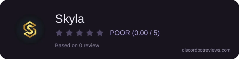 Rating banner for Skyla