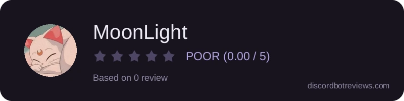 Rating widget preview for MoonLight