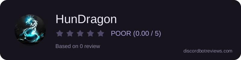 Rating widget preview for HunDragon