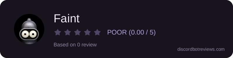 Rating banner for Faint