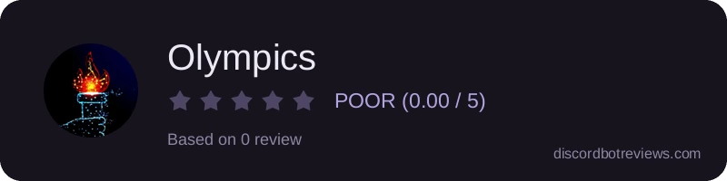 Rating banner for Olympics