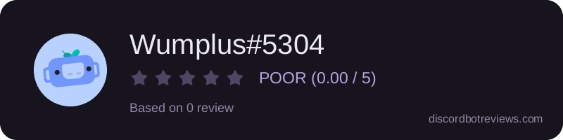 Rating widget preview for Wumplus#5304