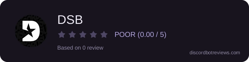 Rating widget preview for DSB