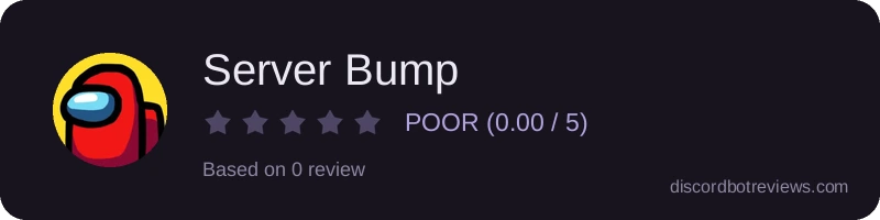 Rating banner for Server Bump