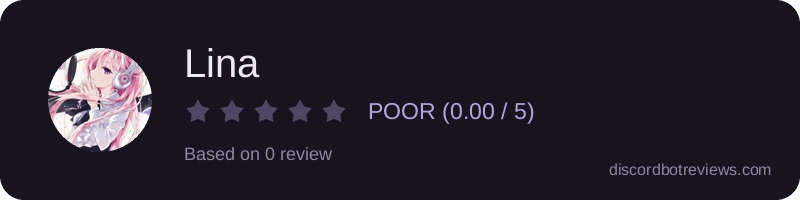 Rating widget preview for Lina