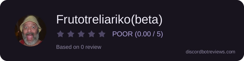 Rating widget preview for Frutotreliariko(beta)