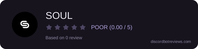 Rating banner for SOUL