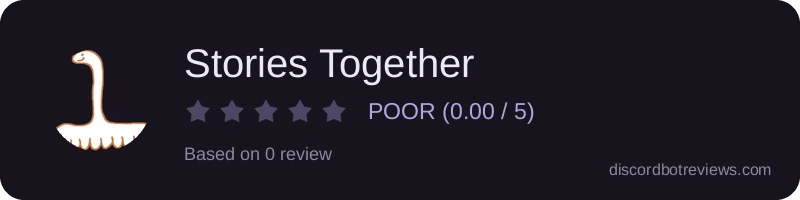 Rating widget preview for Stories Together