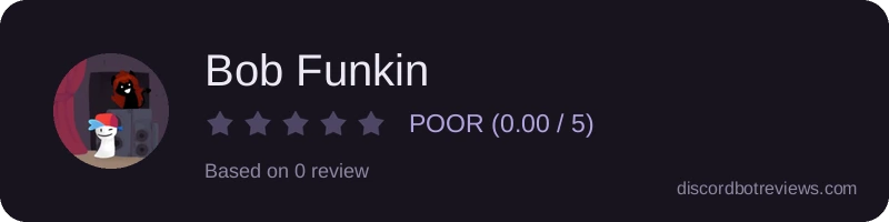 Rating widget preview for Bob Funkin