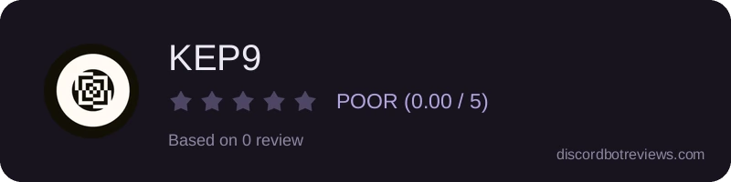 Rating widget preview for KEP9