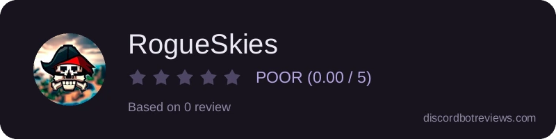 Rating widget preview for RogueSkies
