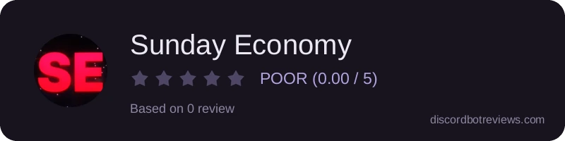 Rating widget preview for Sunday Economy